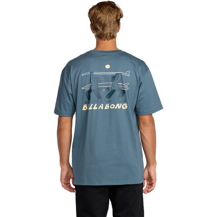 樂天商城 - (取寄) ビラボン メンズ スプリット ザ ピーク レギュラー T-シャツ - メンズ Billabong men Split The Peak Regular T-Shirt - Men's Steel Blue