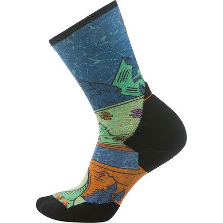 Socks - (取寄) スマートウール レディース トレイル ラン ターゲッティド クッション マウンテン クルー ソック - ウィメンズ Smartwool women Trail Run Targeted Cushion Mountain Crew Sock - Women's Twilight Blue