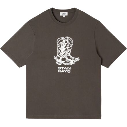 Rakuten - (取寄) メンズ ブーツ T-シャツ - メンズ Stan Ray men Boots T-Shirt - Men's Washed Black