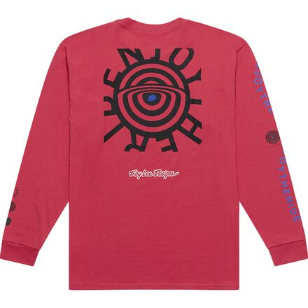 (取寄) トロイリーデザインズ メンズ ロング-スローブ T-シャツ - メンズ Troy Lee Designs men Long-Sleeve T-Shirt - Men's Enjoy Fuchsia