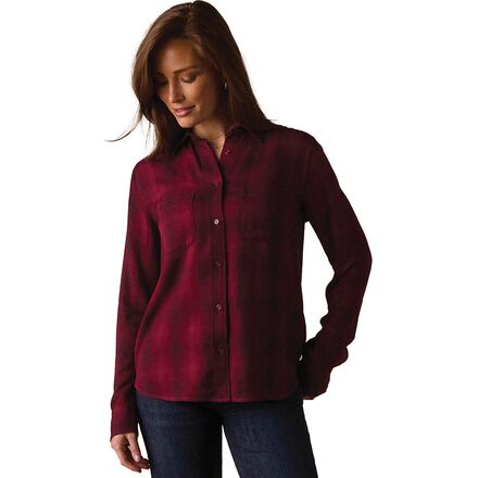 (取寄) ノーマルブランド レディース ハーパー ボタン アップ - ウィメンズ The Normal Brand women Harper Button Up - Women's Fig Plaid