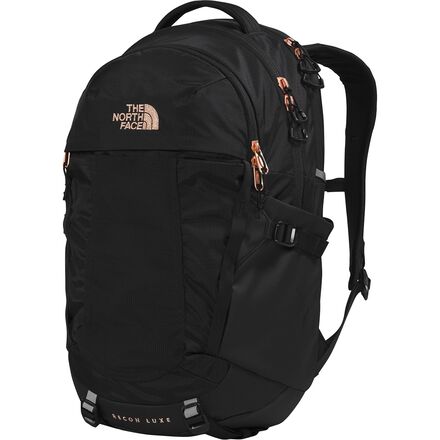 (取寄) ノースフェイス レディース リーコン ラグゼ パック - ウィメンズ The North Face women Recon Luxe Pack - Women's TNF Black/Burnt Coral Metallic-NPF