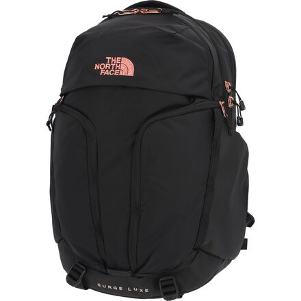 (取寄) ノースフェイス レディース サージ ラグゼ パック - ウィメンズ The North Face women Surge Luxe Pack - Women's TNF Black/Burnt Coral Metallic-NPF