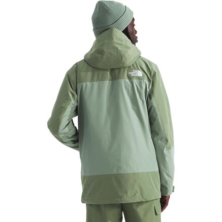 (取寄) ノースフェイス メンズ サーモボール エコ スノー トリクライメイト ジャケット - メンズ The North Face men ThermoBall Eco Snow Triclimate Jacket - Men's Bark Mist/Slate Moss 3