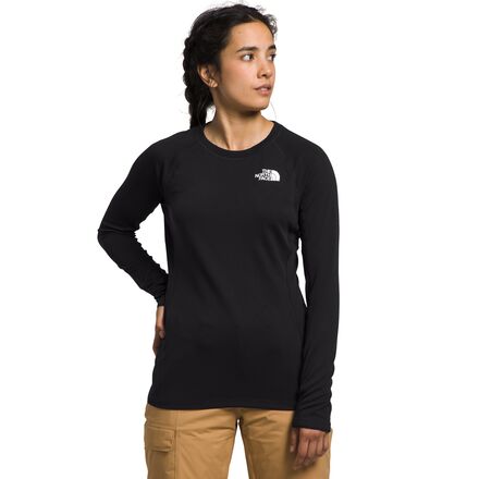 Outdoor Wear - (取寄) ノースフェイス レディース FD プロ 160 クルー - ウィメンズ The North Face women FD Pro 160 Crew - Women's TNF Black