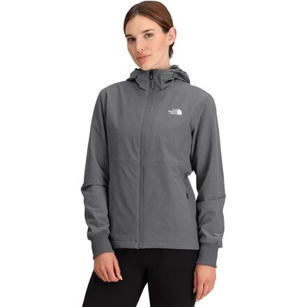 (取寄) ノースフェイス レディース シェルビー ラッセル フーデット ジャケット - ウィメンズ The North Face women Shelbe Raschel Hooded Jacket - Women's Smoked Pearl/Heather