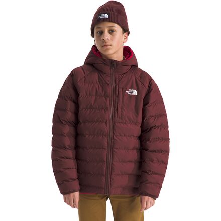 Rakuten - (取寄) ノースフェイス ボーイズ リバーシブル ペリート フーデット ジャケット - ボーイズ The North Face boys Reversible Perrito Hooded Jacket - Boys' Sumac
