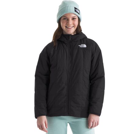 (取寄) ノースフェイス ガールズ リバーシブル シャスタ ショート パーカー - ガールズ The North Face girls Reversible Shasta Short Parka - Girls' TNF Black