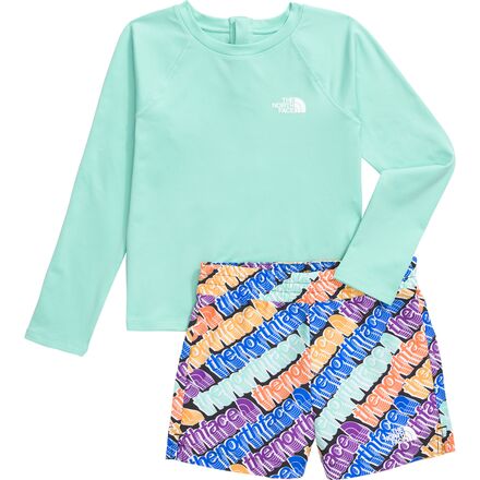 (取寄) ノースフェイス トドラー クラス V パスファインダー セット - トッドラー The North Face toddler Class V Pathfinder Set - Toddlers' Bright Foam/Bright Foam Diagonal Logo Multi Print