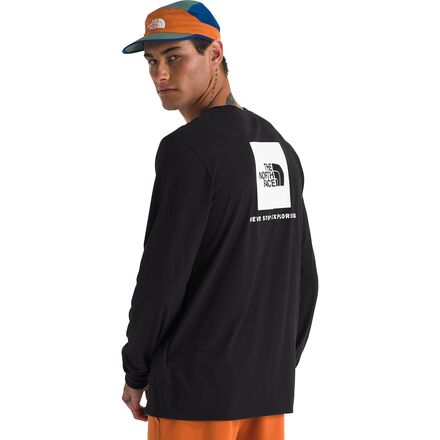樂天商城 - (取寄) ノースフェイス メンズ エボリューション ボックス NSE ロング-スローブ T-シャツ - メンズ The North Face men Evolution Box NSE Long-Sleeve T-Shirt - Men's TNF Black/TNF White