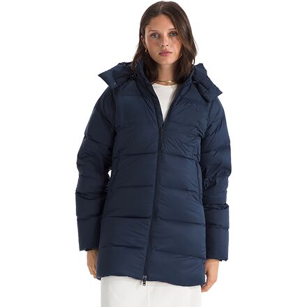 (取寄) ノースフェイス レディース ハイドレナライト シティ ダウン フーデット パーカー - ウィメンズ The North Face women Hydrenalite City Down Hooded Parka - Women's Summit Navy