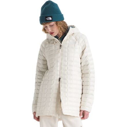 (取寄) ノースフェイス レディース サーモボール フーデット パーカー - ウィメンズ The North Face women ThermoBall Hooded Parka - Women's White Dune