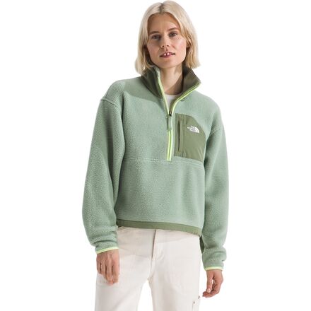 (取寄) ノースフェイス レディース オフ ピーク 1/2-ジップ ジャケット - ウィメンズ The North Face women Yumiori Off Peak 1/2-Zip Jacket - Women's Slate Moss/Bark Mist