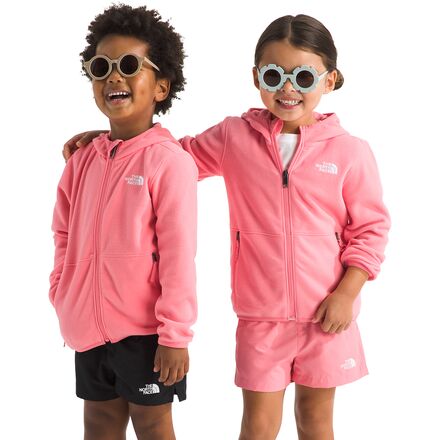 (取寄) ノースフェイス トドラー グレイシャー フル-ジップ ブーディ - トッドラー The North Face toddler Glacier Full-Zip Hoodie - Toddlers' Coral Crush