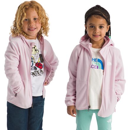 (取寄) ノースフェイス トドラー グレイシャー フル-ジップ ブーディ - トッドラー The North Face toddler Glacier Full-Zip Hoodie - Toddlers' Pale Blossom