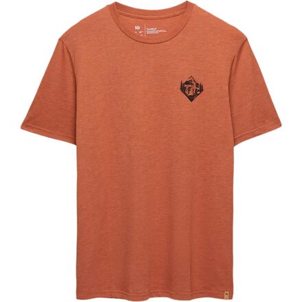 (取寄) テンツリー メンズ ベアー リッジ T-シャツ - メンズ Tentree men Bear Ridge T-Shirt - Men's Baked Clay Heather/Meteorite Black