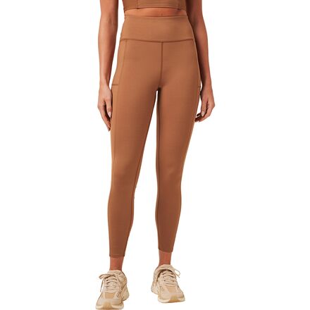 樂天商城 - (取寄) トラヴィスマシュー レディース ムーブニット ボンデッド レギンス - ウィメンズ TravisMathew women Moveknit Bonded Legging - Women's Heather Chestnut