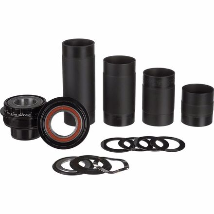 (取寄) ホイールMfg T47 アイtpbp^dp ボトム ブラケット - アンギュラー コンタクト Wheels Mfg T47 Outboard Bottom Bracket - Angular Contact Black