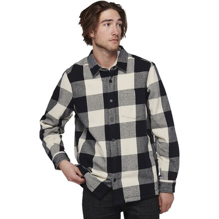 樂天商城 - (取寄) ブラックダイヤモンド メンズ プロジェクト ライン フランネル - メンズ Black Diamond men Project Lined Flannel - Men's Black/Off White Plaid