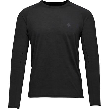 樂天商城 - (取寄) ブラックダイヤモンド メンズ ライトワイヤー ロング-スローブ テック T-シャツ - メンズ Black Diamond men Lightwire Long-Sleeve Tech T-Shirt - Men's Black