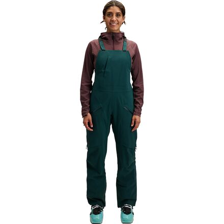 (取寄) ブラックダイヤモンド レディース ファクター ビブ パンツ - ウィメンズ Black Diamond women Factor Bib Pant - Women's Deep Woods
