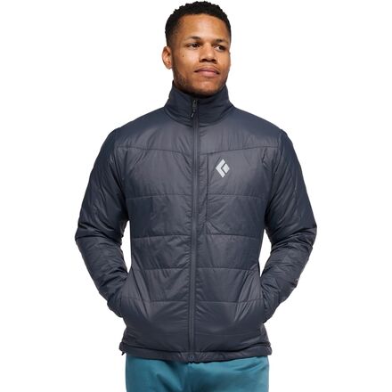 Jacket - (取寄) ブラックダイヤモンド メンズ ソリューション ジャケット - メンズ Black Diamond men Solution Jacket - Men's Charcoal