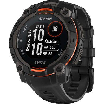 (取寄) ガーミン インスティンクト 3 ソーラー スポーツ ウォッチ Garmin Instinct 3 Solar Sport Watch Black/Black