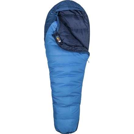 (取寄) マーモット トレスルズ 15 スリーピング バッグ 15F シンセティック Marmot Trestles 15 Sleeping Bag: 15F Synthetic Cobalt Blue/Blue Night