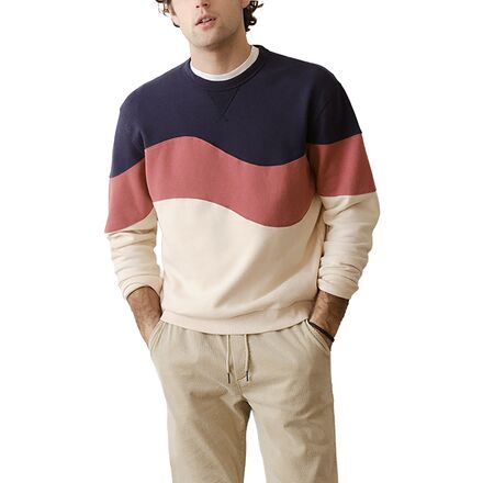 (取寄) マリンレイヤー メンズ リラックスド-フィット クラウド 9 フリース クルーネック スウェットシャツ - メンズ Marine Layer men..