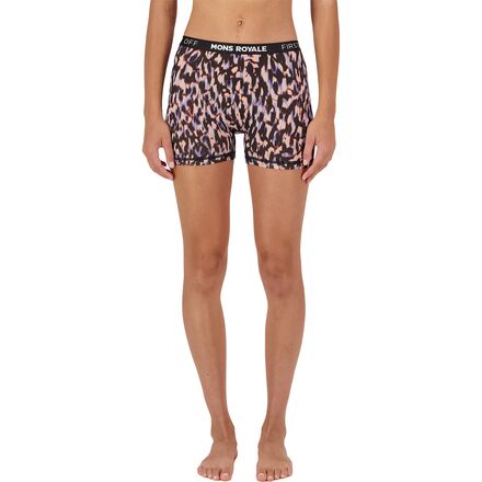 Rakuten - (取寄) モンスロイヤル レディース ハンナ ホット パンツ アンダーウェア - ウィメンズ Mons Royale women Hannah Hot Pant Underwear - Women's Rock Leopard