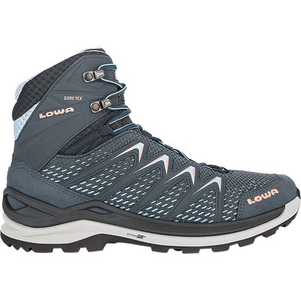 ROVER - (取寄) ローバー レディース イノックス Gtx ミッド ハイキング ブーツ - ウィメンズ Lowa women Innox GTX Mid Hiking Boot - Women's Steel Blue/Salmon