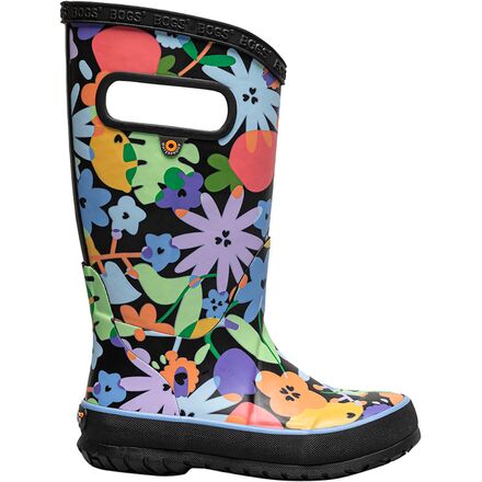 (取寄) ボグス リトルキッズ レインブーツ - リトル キッズ Bogs little kids O-Flower Rainboot - Little Kids 039 Black Multi