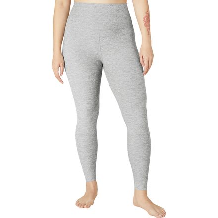 Pants - (取寄) ビヨンドヨガ レディース スペースダイ コート イン ザ ミディ ハイ ウェスト レギンス - ウィメンズ Beyond Yoga women Spacedye Caught In The Midi High Waisted Legging - Women's Silver Mist