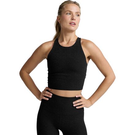 (取寄) ビヨンドヨガ レディース スペースダイ リフォーカス クロップド タンク トップ - ウィメンズ Beyond Yoga women Spacedye Refocus Cropped Tank Top - Women's Darkest Night