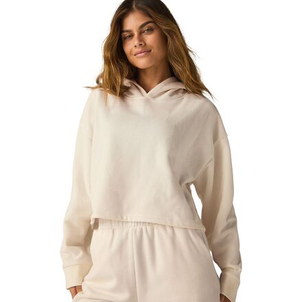Rakuten - (取寄) ビヨンドヨガ レディース ハピネス クロップド プルオーバー ブーディ - ウィメンズ Beyond Yoga women Happiness Cropped Pullover Hoodie - Women's Fresh Snow
