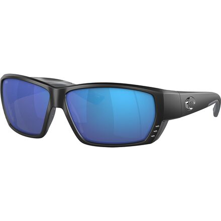 Tennis - (取寄) コスタ ツナミ アレイ 580G ポーラライズド サングラス Costa Tuna Alley 580G Polarized Sunglasses Matte Black/Blue Mirror