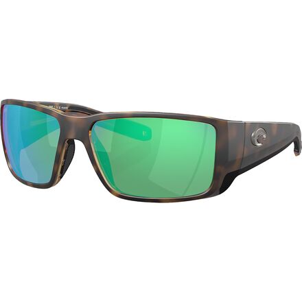 Tennis - (取寄) コスタ ブラックフィン プロ 580G ポーラライズド サングラス Costa Blackfin Pro 580G Polarized Sunglasses Matte Tortoise/Green Mirror 580G
