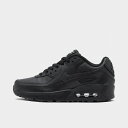 (取寄) ナイキ ビッグキッズ エアー マックス 90 カジュアル シューズ Big Kids' Nike Air Max 90 Casual Shoes black/black/black/white CD6864_001