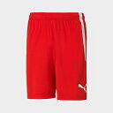 (取寄) プーマ メンズ チームリーガ サッカー ショーツ Men's Puma teamLIGA Soccer Shorts puma red/puma white 70492401_600