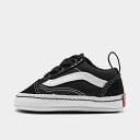 (取寄) バンズ スニーカー ボーイズ インファント SK8 ハイカット クリブ シューズ 大きいサイズ Vans Sk8-Hi Crib Shoes black/white A346P6BT_001