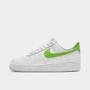 (取寄) ナイキ スニーカー レディース エアフォース1 ロー カジュアル シューズ 大きいサイズ Nike Women's Air Force 1 Low Casual Shoes white/action green DD8959_112