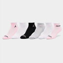 (取寄) ジョーダン ガールズ クッション アンクル ソックス (6-パック) Girls' Jordan Cushioned Ankle Socks (6-Pack) pink foam/white/grey GJ0458G_686