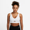 (取寄) ナイキ レディース ドライフィット インディ バンジ カットアウト ブラ Nike Dri-FIT Indy Plunge Cutout Bra white/photon dust DV9837_100