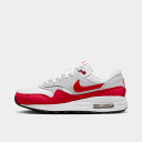 (取寄) ナイキ スニーカー ビッグキッズ エアマックス 1 カジュアル シューズ 大きいサイズ Nike Big Kids' Air Max 1 Casual Shoes neutral grey/university red/white/black DZ3307_003