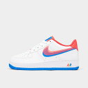 () iCL rbOLbY GA[ tH[X 1 LV8 _u XEHbV JWA V[Y Big Kids' Nike Air Force 1 LV8 Double Swoosh Casual Shoes white/photo blue/university gold/bright crimson DX1787_100