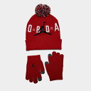 (取寄) ジョーダン リトルキッズ ビーニー アンド グローブ セット Little Kids' Jordan Beanie and Gloves Set red 9A0869_R78