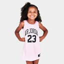 (取寄) ジョーダン ガールズ トドラー エアー 23 ジャージ ドレス Girls' Toddler Air Jordan 23 Jersey Dress pink foam 25B320_A9Y