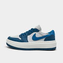 (取寄) ジョーダン レディース エアー レトロ 1 エレベート ロウ カジュアル シューズ Women's Air Jordan Retro 1 Elevate Low Casual Shoes french blue/sport blue/neutral grey DH7004_400