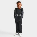 (取寄) アディダス オリジナルス リトルキッズ アディカラー ブーディ セット Little Kids' adidas Originals adicolor Hoodie Set black/carbon IB9910_001