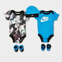 (取寄) ナイキ ベビー 5-ピース ボディスーツ ブーティ アンド ハット タイダイ ボックス セット Infant Nike 5-Piece Bodysuit, Booties and Hat Tie-Dye Box Set photo blue NN0794_BE1